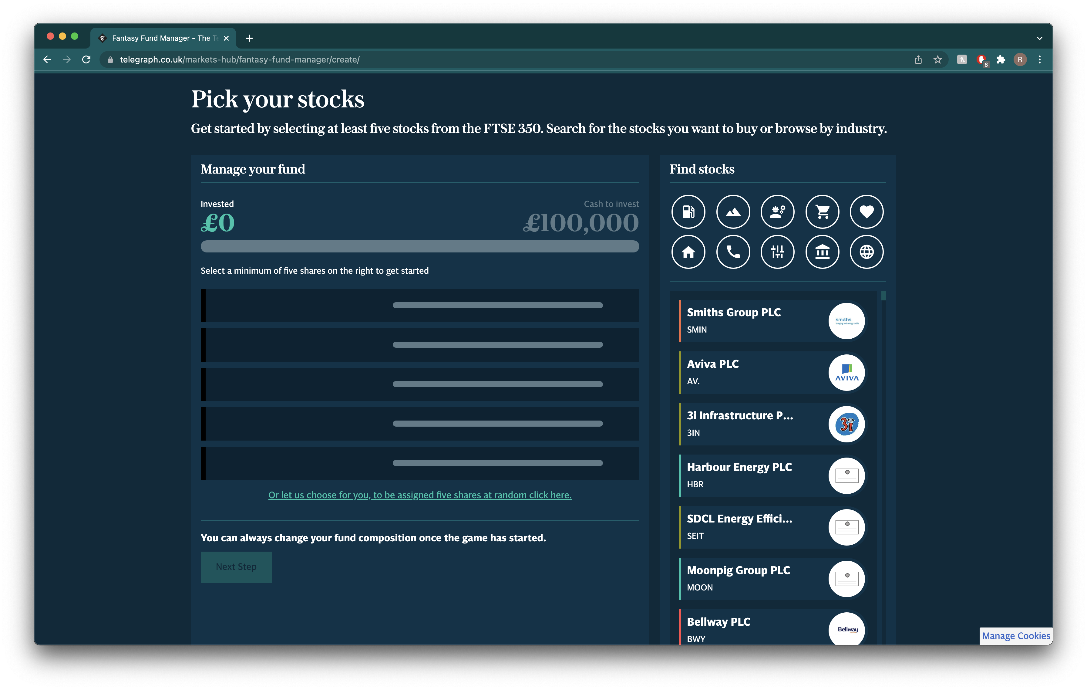 FFM portfolio view
