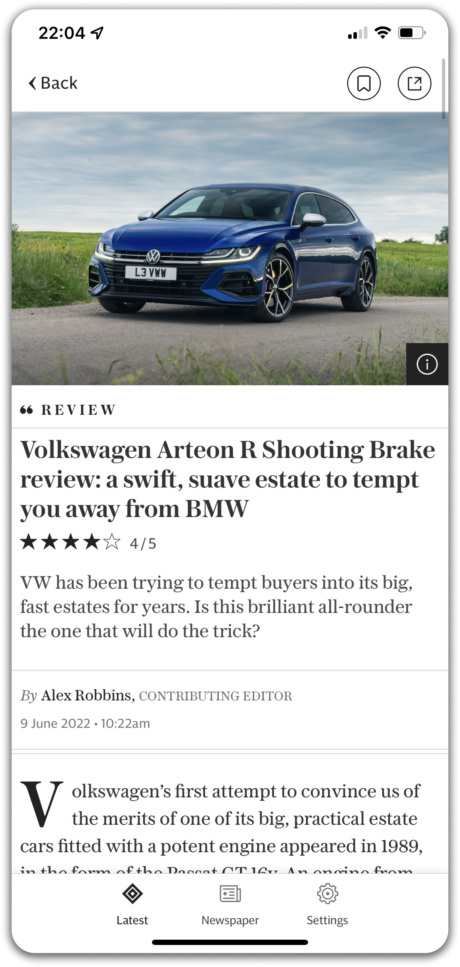 Telegraph app screen 9